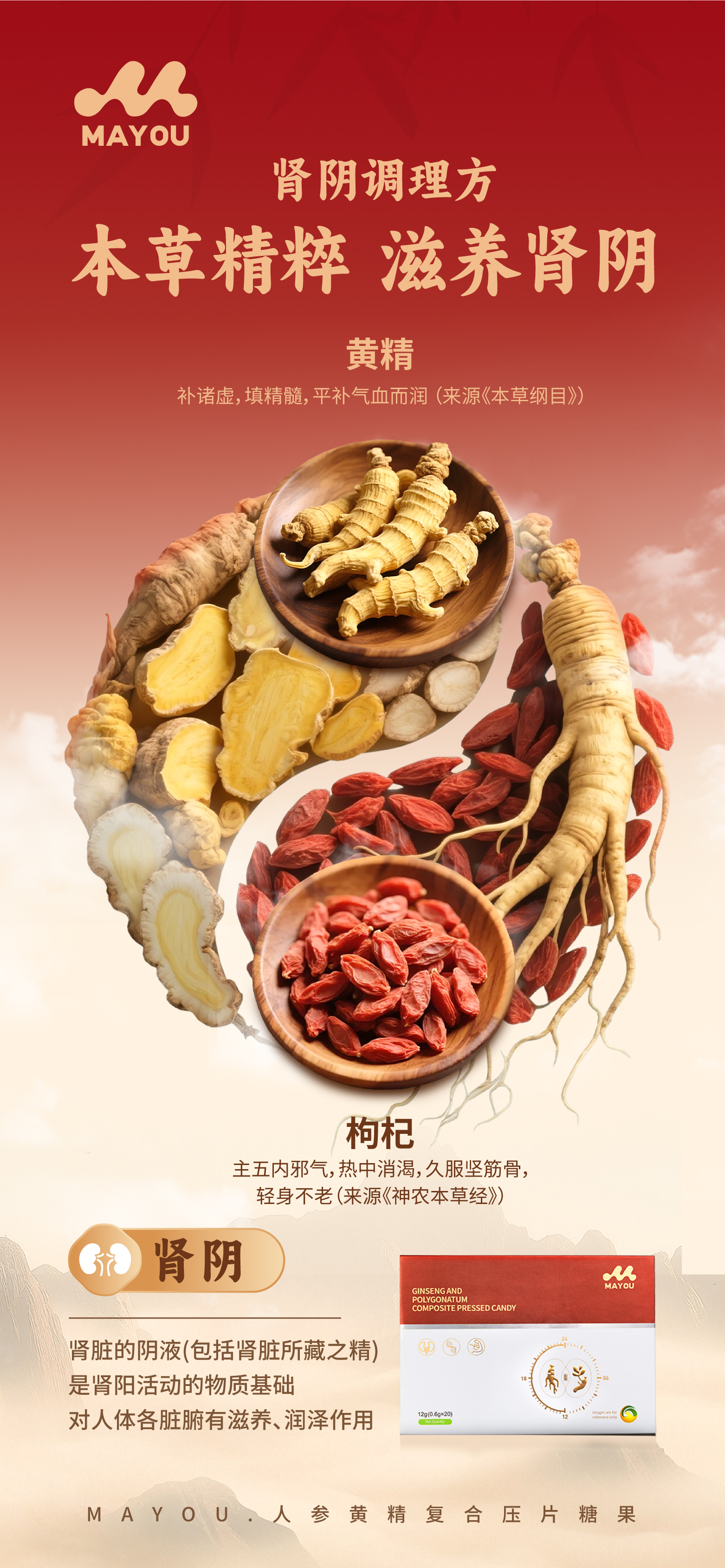 🔥夏季是补阳黄金期！。💪贝康劲升级版 MAYOU你行！。诸材滋补，肾阳充盈。本草精粹，滋养肾阴。滋养精气，平衡内在，焕发活力⚡️